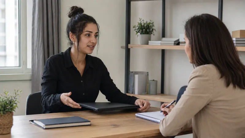 Learning-focused interview with a prospective apprentice from Morocco