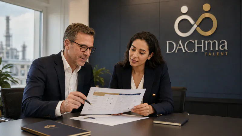 Employeur et DACHma Talent consultant définissent ensemble un profil d'emploi