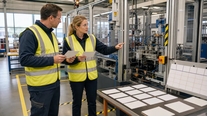 Operational managers analysing specific work tasks for a robust search brief
